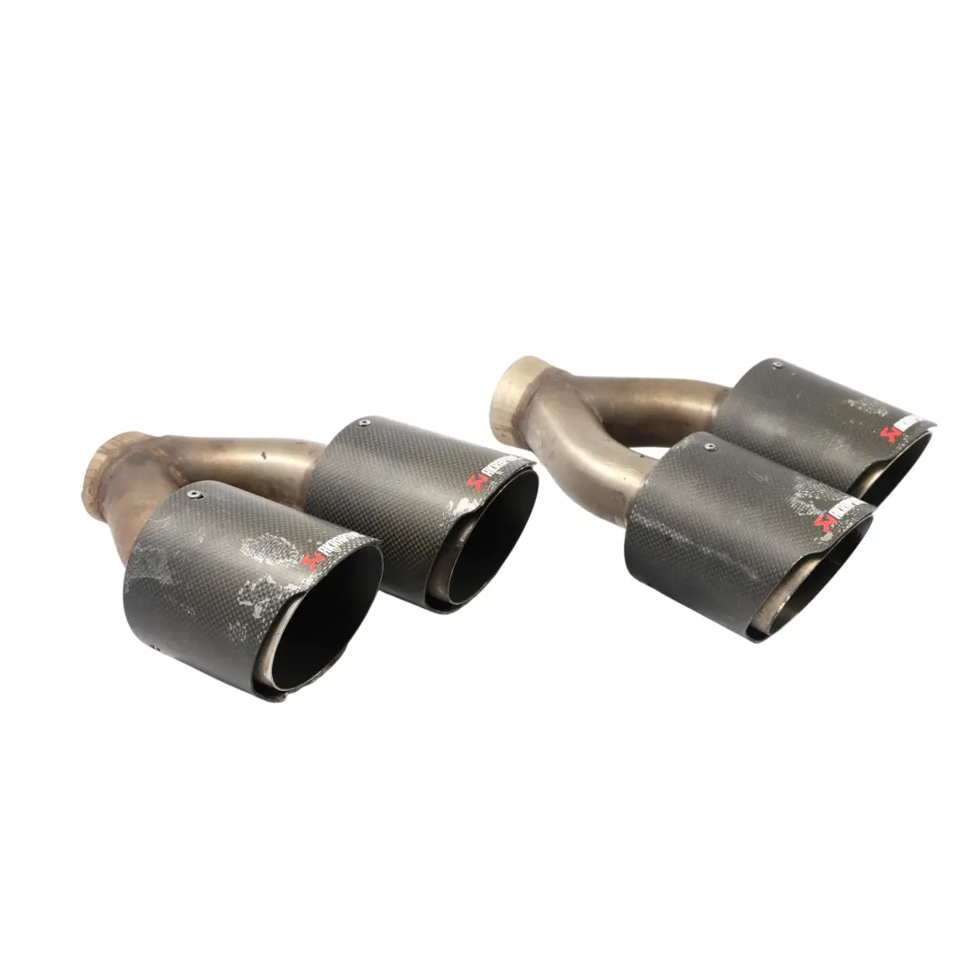 Audi S4 B8 Auspuffspitzen Akrapovic Endschalldämpfer Rohre Satz TP-CT/10