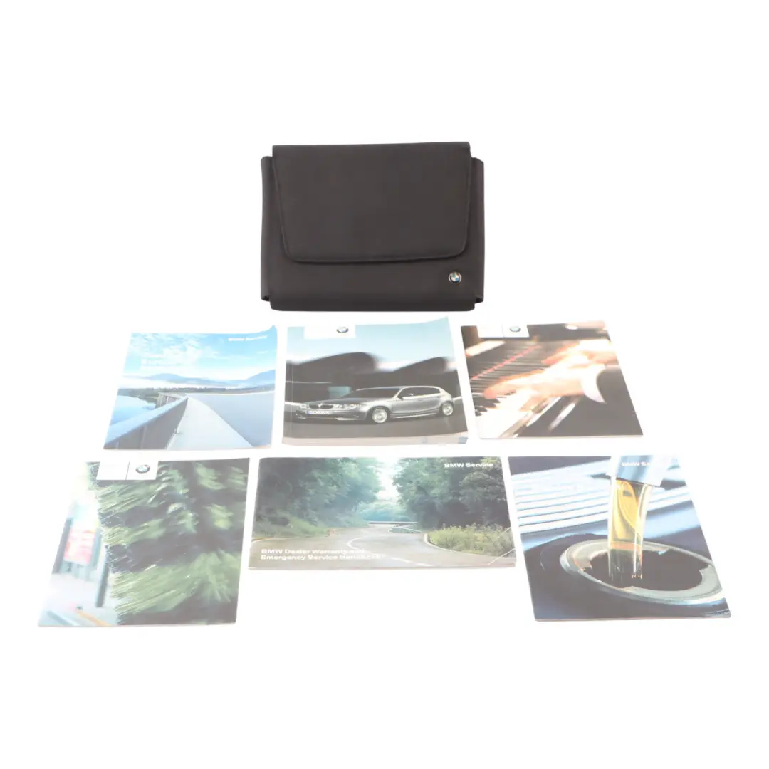 Owner's Handbook BMW E81 E87 LCI Service Book Booklet Pouch Case Wallet Set