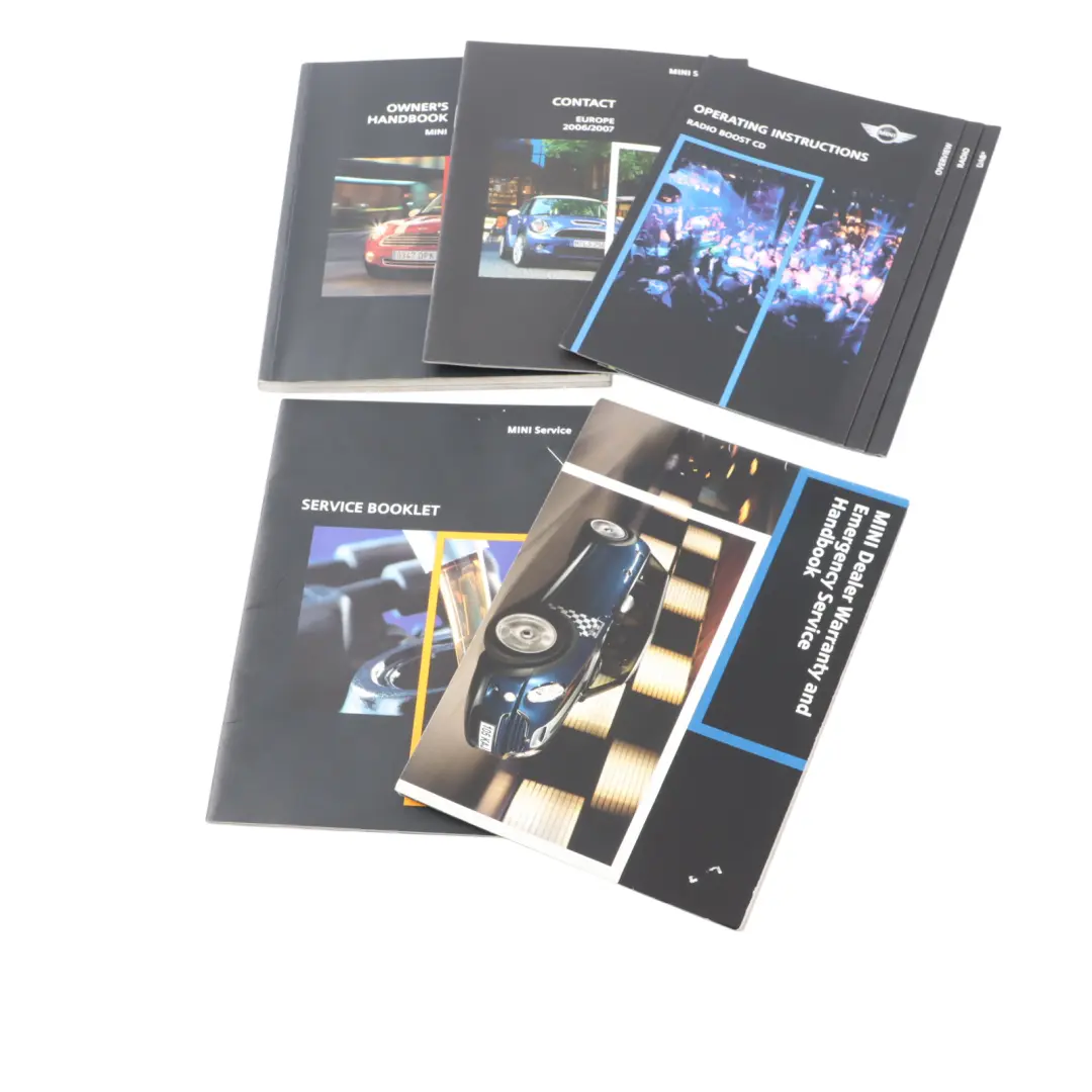 Mini Cooper D R56 Service Booklet Owner's Handbook Pouch Case Wallet Set