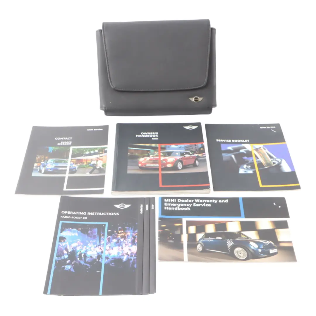 Mini Cooper D R56 Service Booklet Owner's Handbook Pouch Case Wallet Set