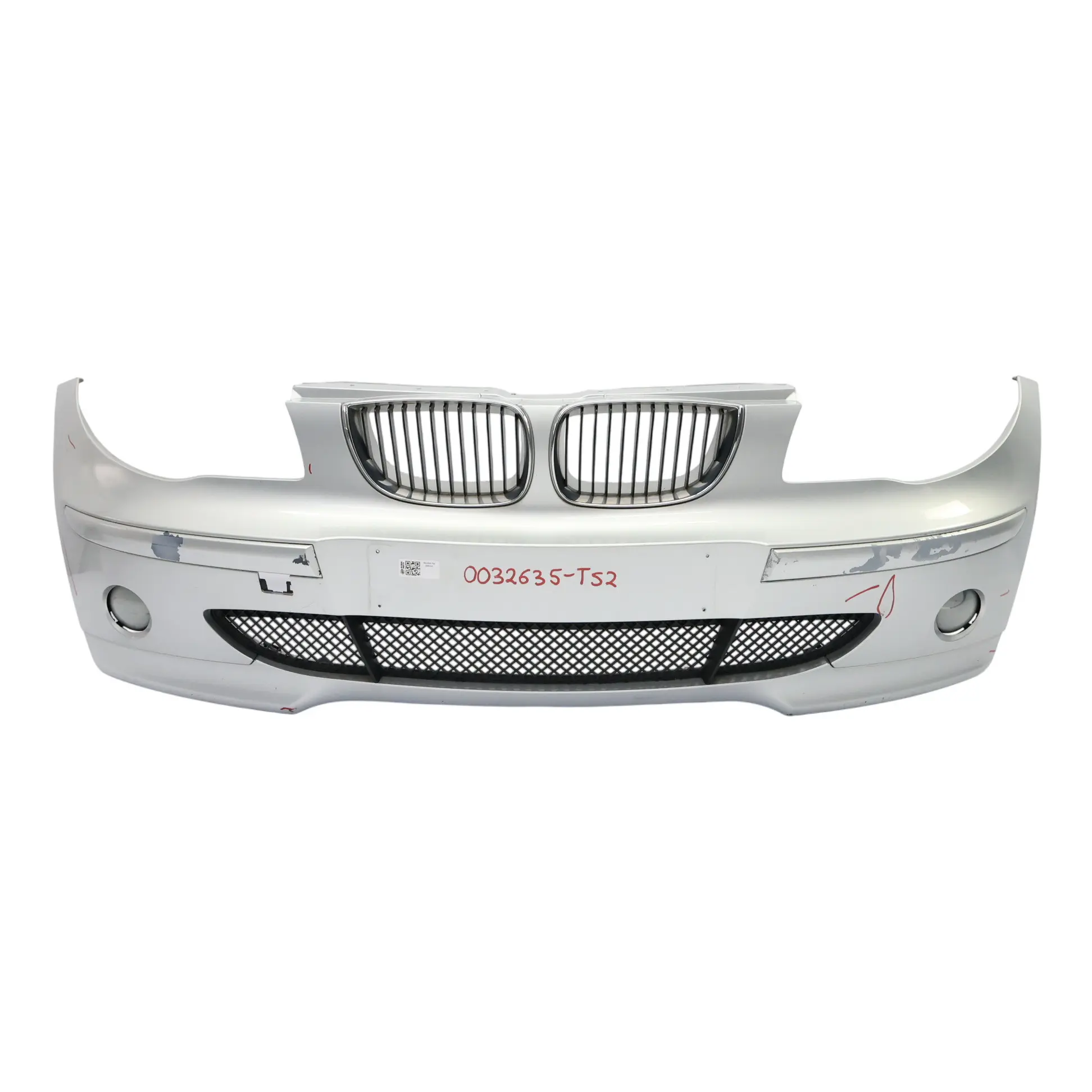 BMW E87 Front Bumper Covering Panel Titansilber Silver Metallic - 354