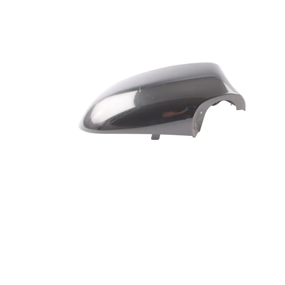 Wing Mirror BMW E81 E82 E87 Cover Cap Right O/S Sapphire Metallic Black - 475