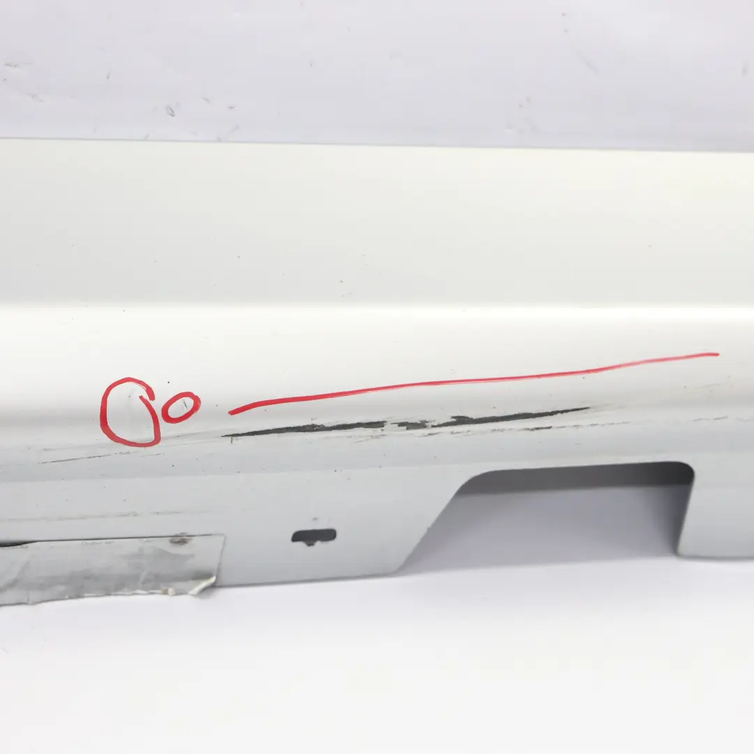 Side Skirt BMW E90 E91 Sill Strip Right O/S Titansilber Silver Metallic - 354 