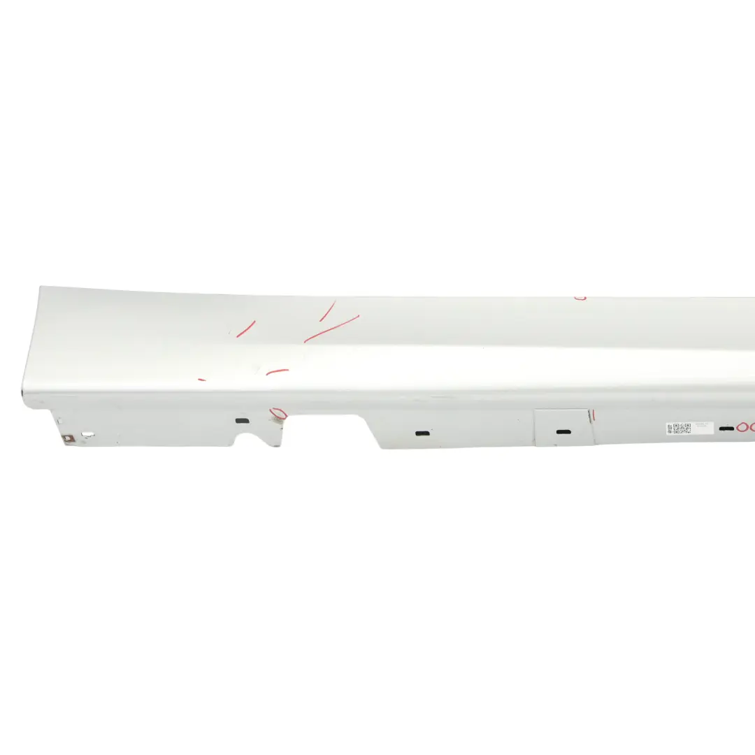 Side Skirt BMW E90 E91 Sill Strip Right O/S Titansilber Silver Metallic - 354 