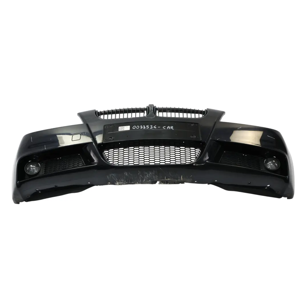BMW E90 E91 Zderzak Przedni M-Pakiet Black Sapphire Czarny Metalik - 416