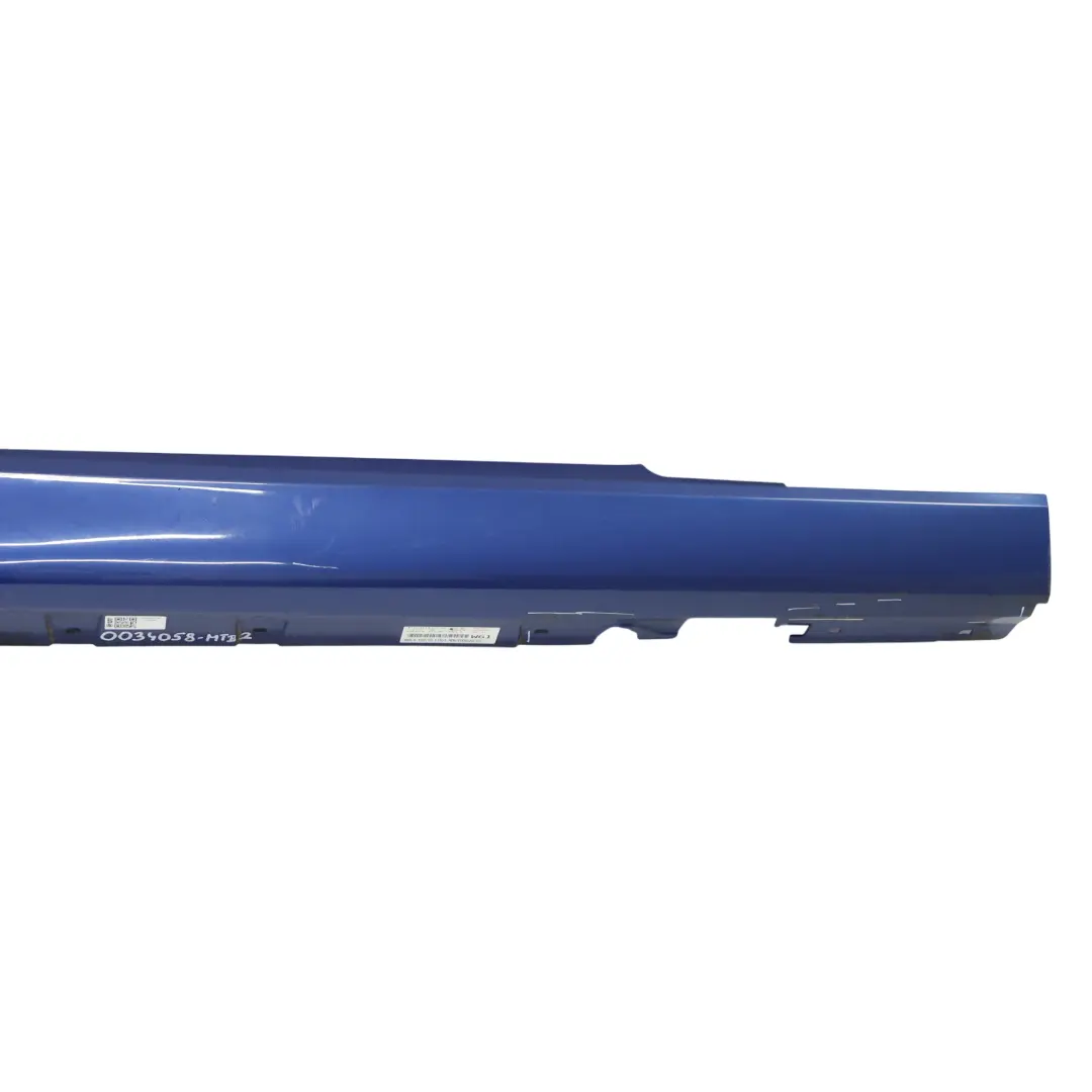 BMW E92 E93 Striscia Davanzale Gonna Laterale Destra Montegoblau Blu - A51