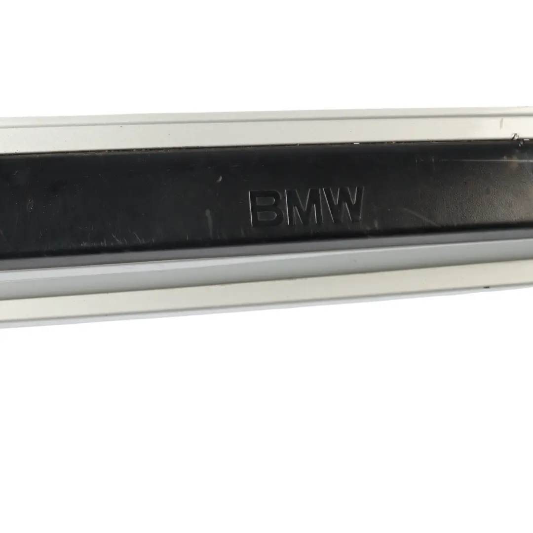 BMW E87 LCI Sill Strip Side Skirt Left N/S Titansilber Silver Metallic - 354