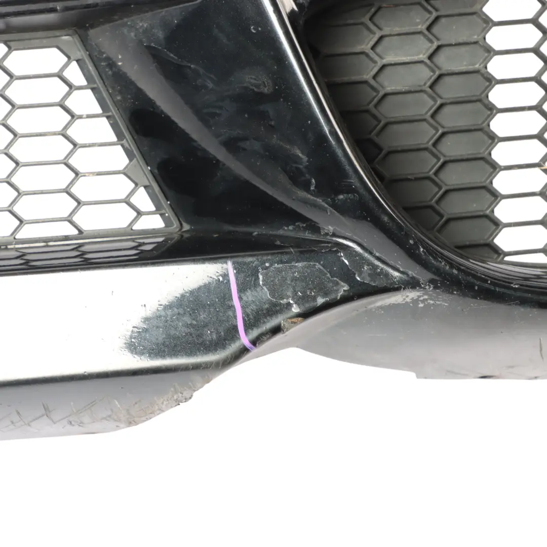 BMW E82 E88 Front Bumper M Sport Trim Panel Black Sapphire Metallic - 475