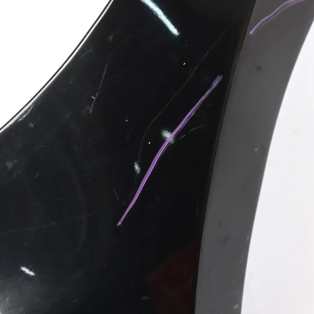 BMW E82 E88 Front Bumper M Sport Trim Panel Black Sapphire Metallic - 475