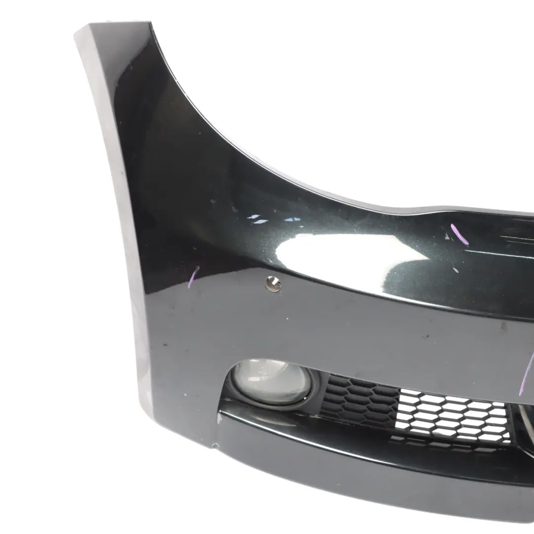BMW E82 E88 Front Bumper M Sport Trim Panel Black Sapphire Metallic - 475