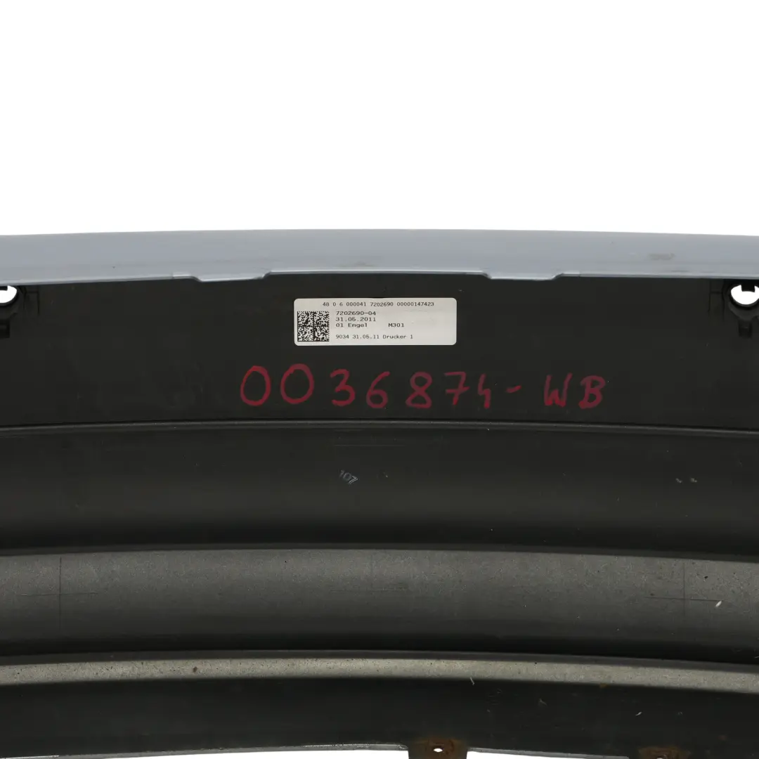 BMW E90 LCI Zderzak Tylny Bluewater Niebieski Metalik - 896