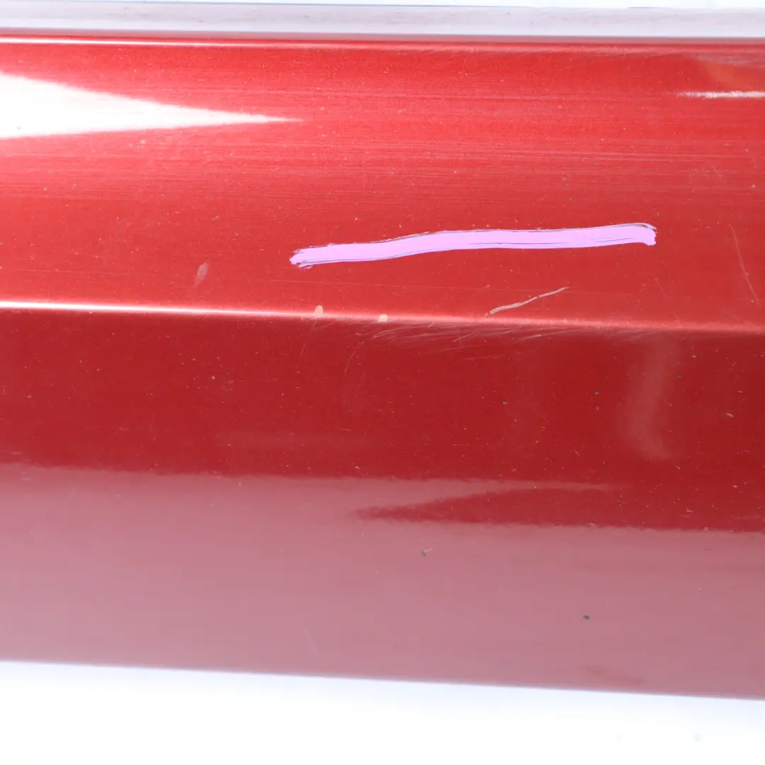 Side Skirt BMW E90 E91 LCI Sill Strip Right O/S Vermilionrot Red Metallic - A82