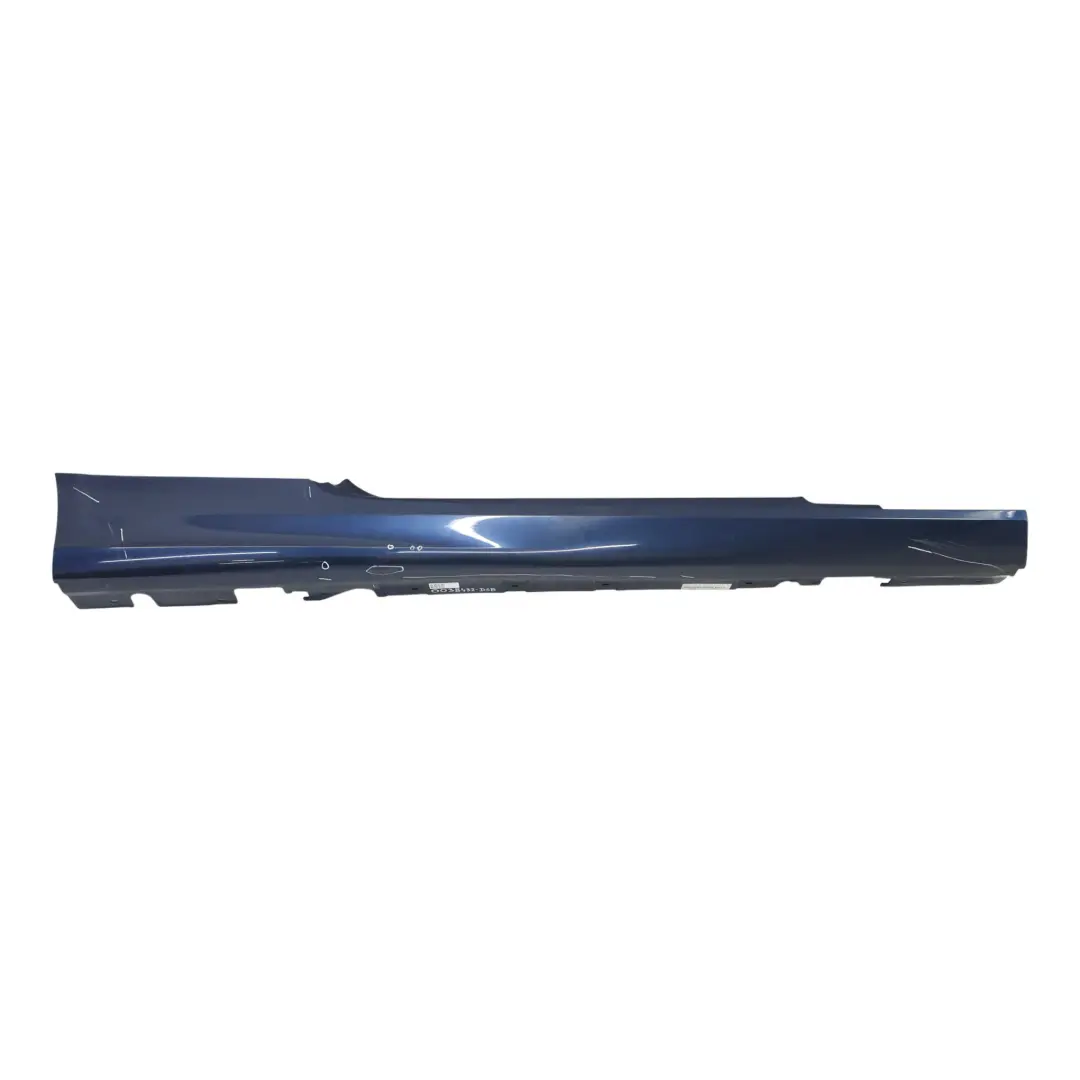 Side Skirt BMW E92 E93 LCI Sill Strip Right O/S Tiefseeblau Blue Metallic - A76