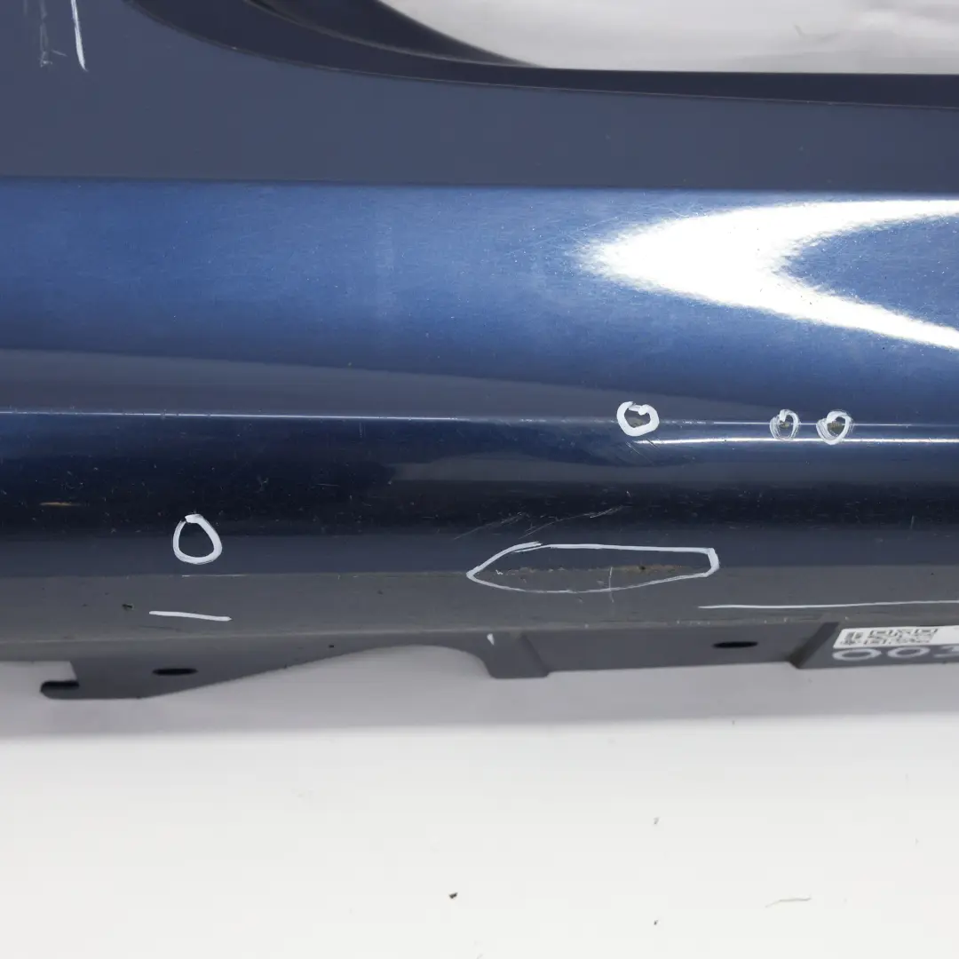 Side Skirt BMW E92 E93 LCI Sill Strip Right O/S Tiefseeblau Blue Metallic - A76