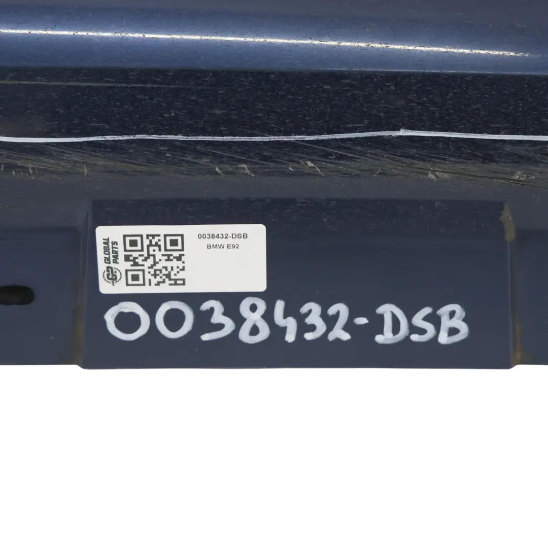 Side Skirt BMW E92 E93 LCI Sill Strip Right O/S Tiefseeblau Blue Metallic - A76