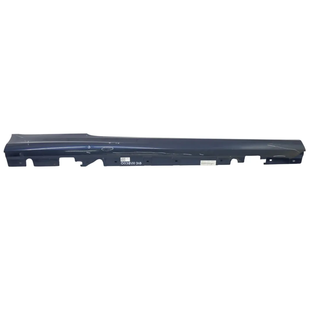 Side Skirt BMW E92 E93 LCI Sill Strip Right O/S Tiefseeblau Blue Metallic - A76