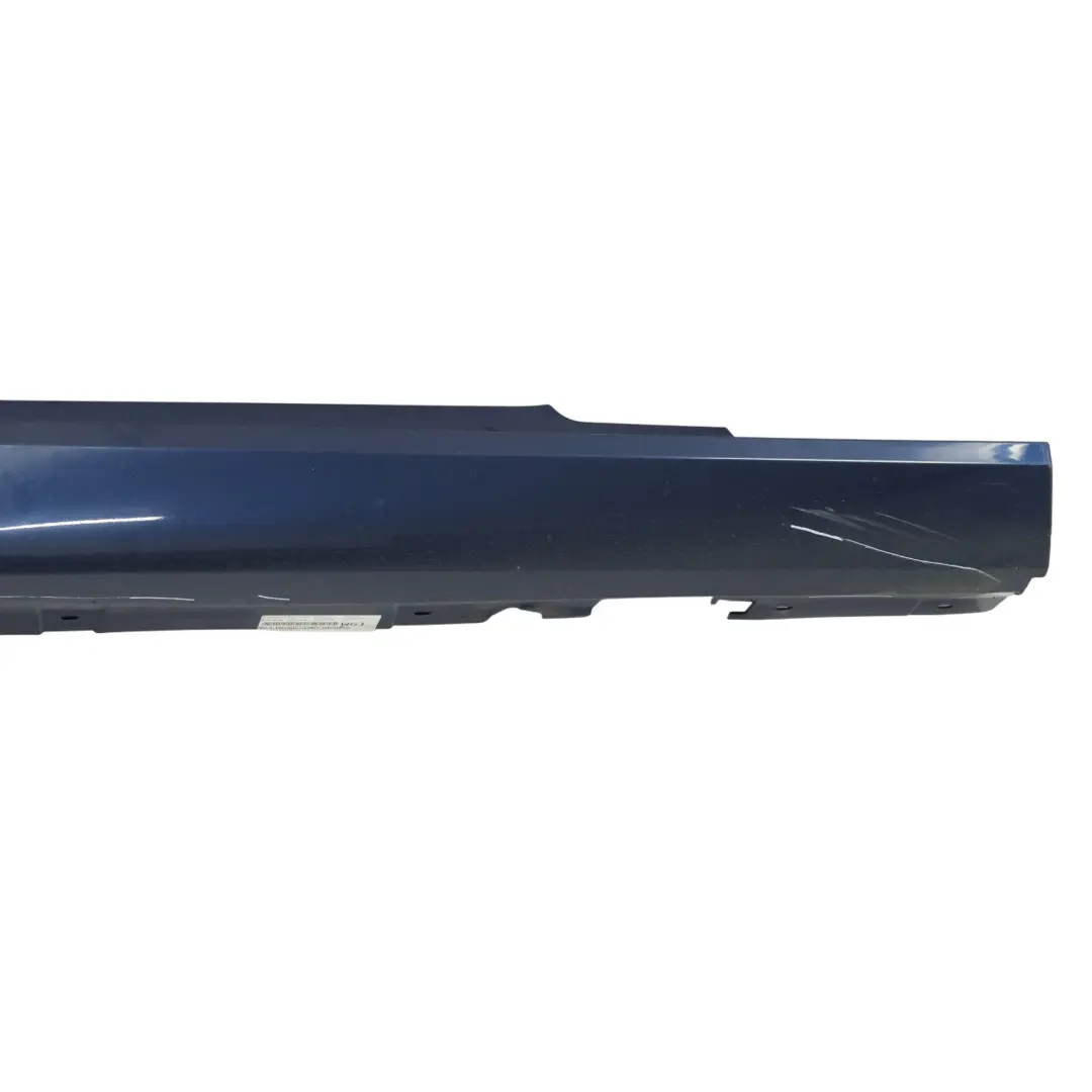 Side Skirt BMW E92 E93 LCI Sill Strip Right O/S Tiefseeblau Blue Metallic - A76