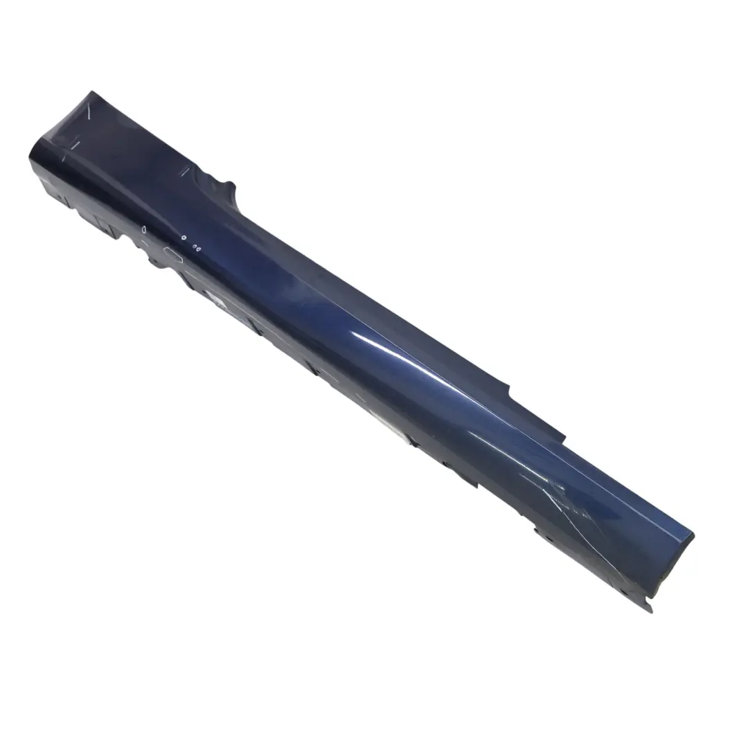 Side Skirt BMW E92 E93 LCI Sill Strip Right O/S Tiefseeblau Blue Metallic - A76