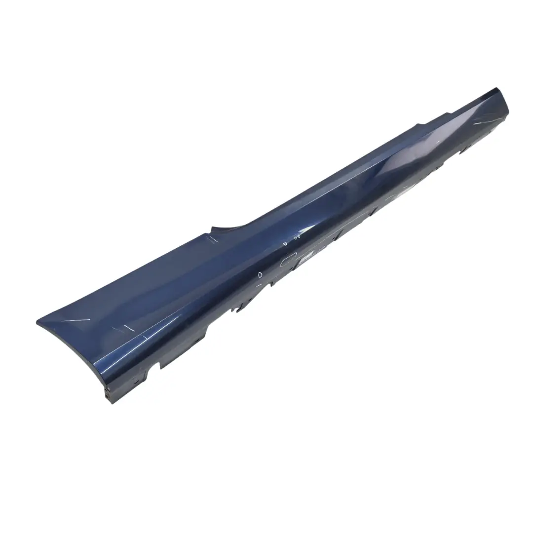 Side Skirt BMW E92 E93 LCI Sill Strip Right O/S Tiefseeblau Blue Metallic - A76