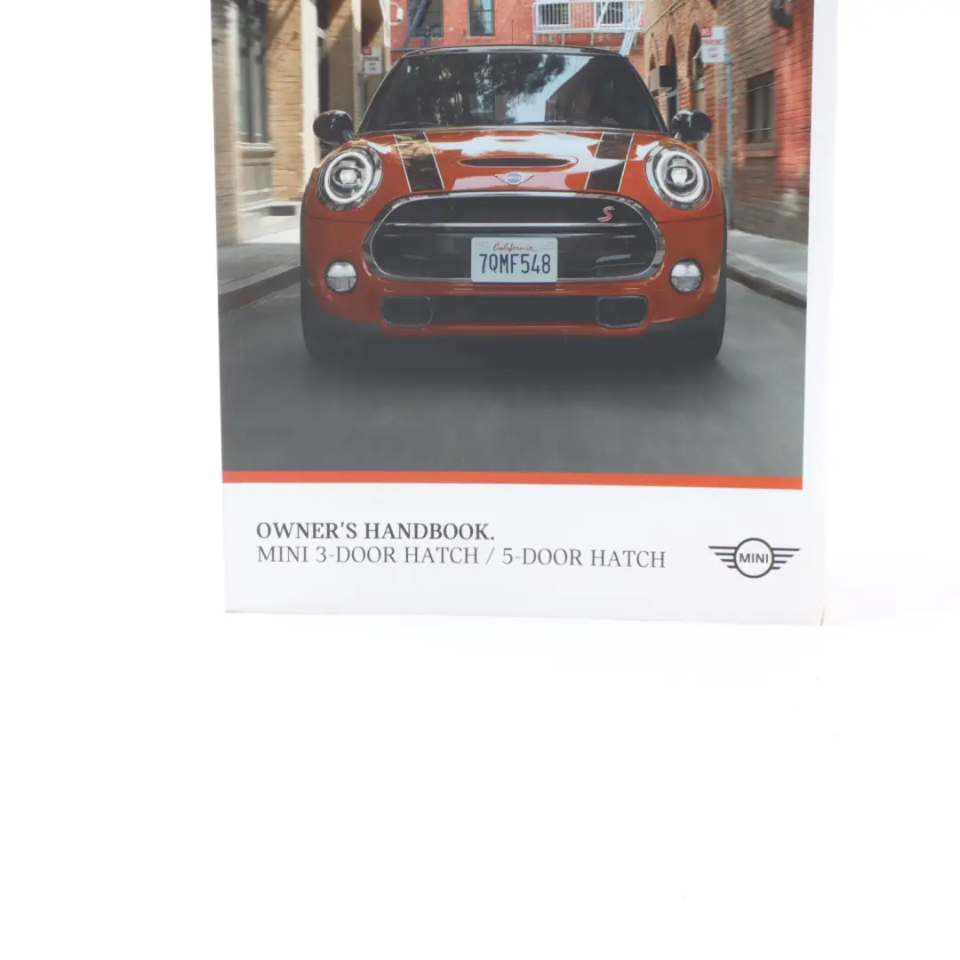 Mini Cooper F56 Service Booklet Owner's Handbook Case Wallet