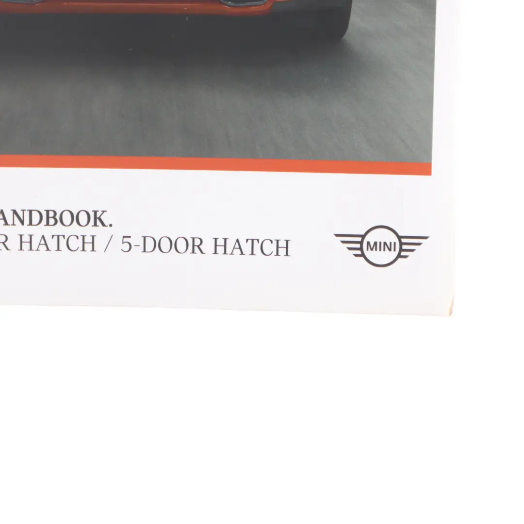 Mini Cooper F56 Service Booklet Owner's Handbook Case Wallet
