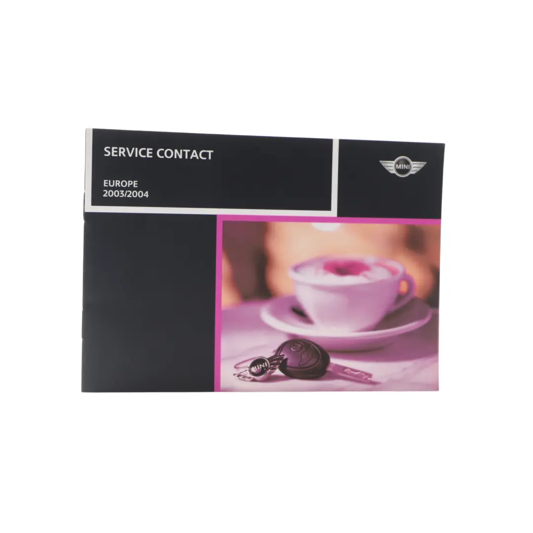 Mini R50 R53 Owner's Handbook Service Contact Pouch Case Wallet Set