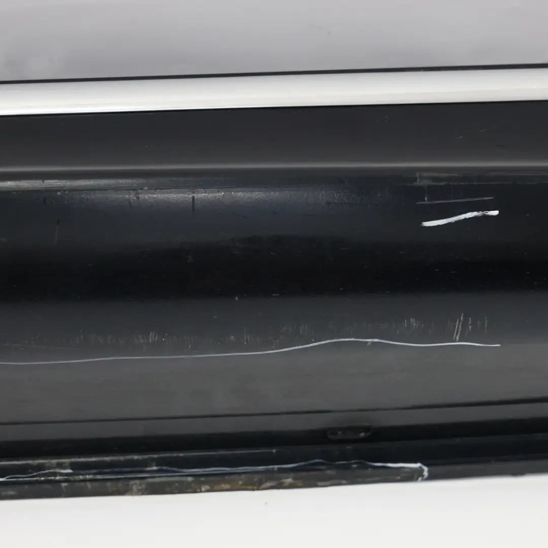 BMW E60 E61 M5 M Sport Bas de Porte Seuil Facade Gauche Carbon Black - 416