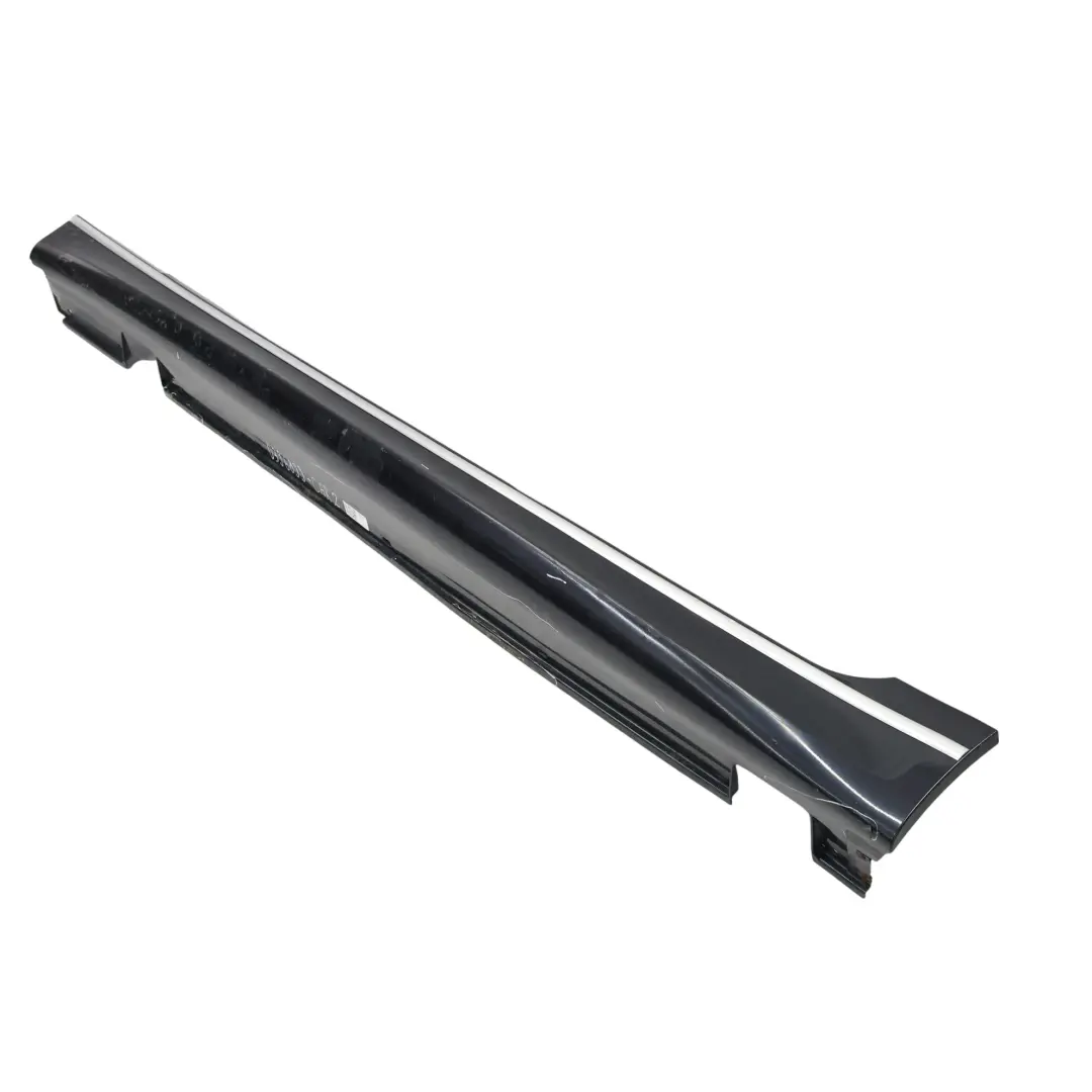 BMW E60 E61 M5 M Sport Bas de Porte Seuil Facade Gauche Carbon Black - 416