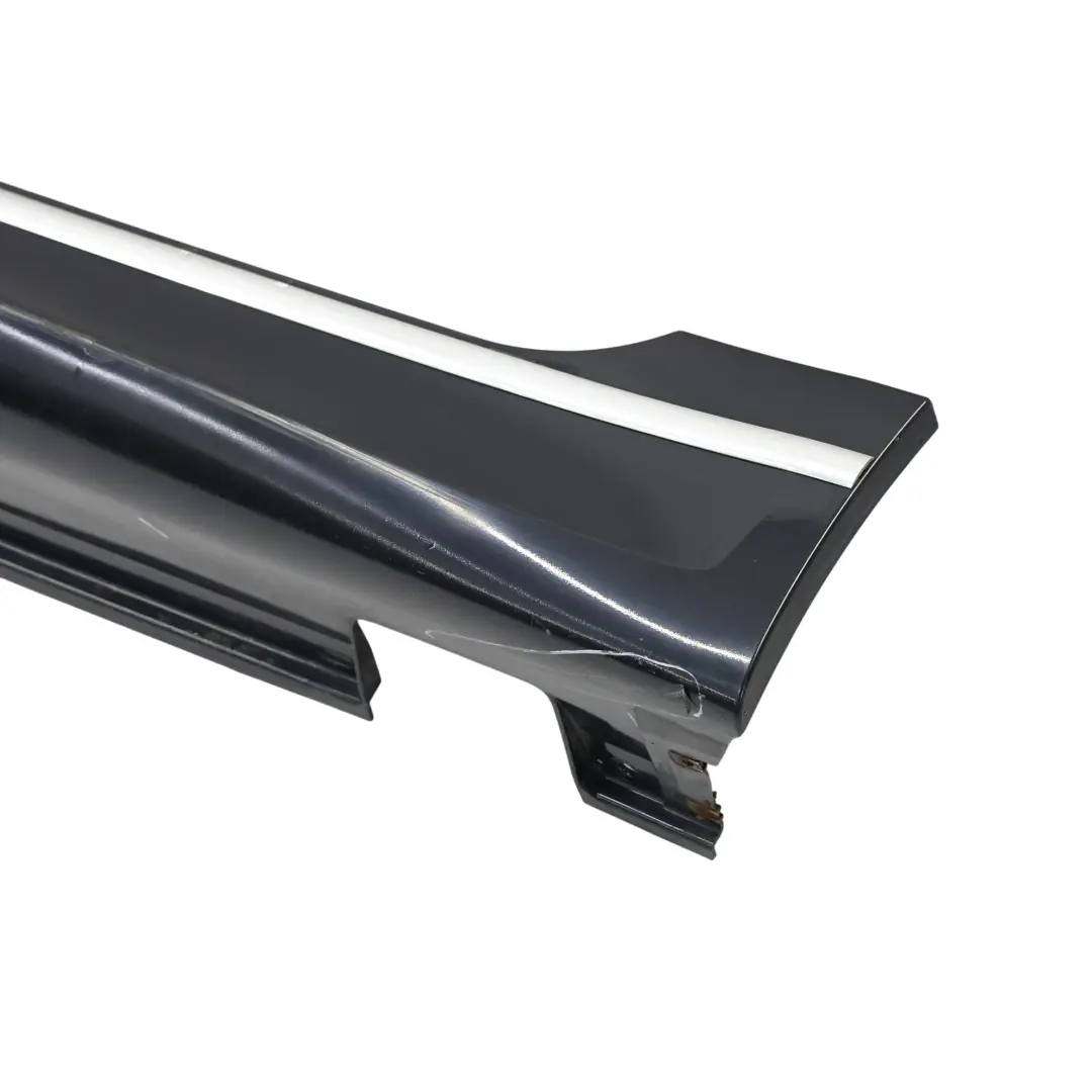 BMW E60 E61 M5 M Sport Bas de Porte Seuil Facade Gauche Carbon Black - 416