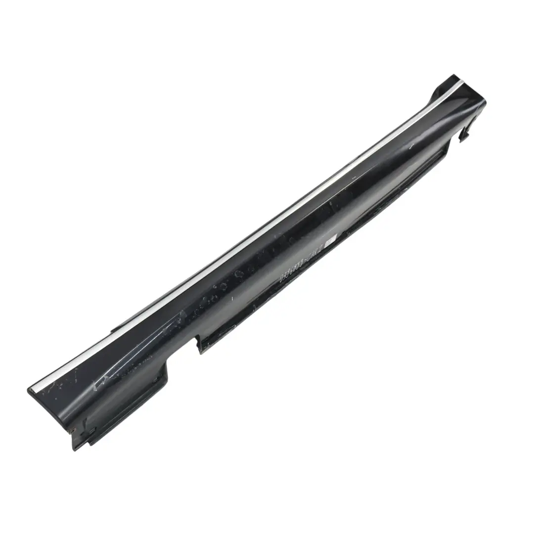 BMW E60 E61 M5 M Sport Bas de Porte Seuil Facade Gauche Carbon Black - 416