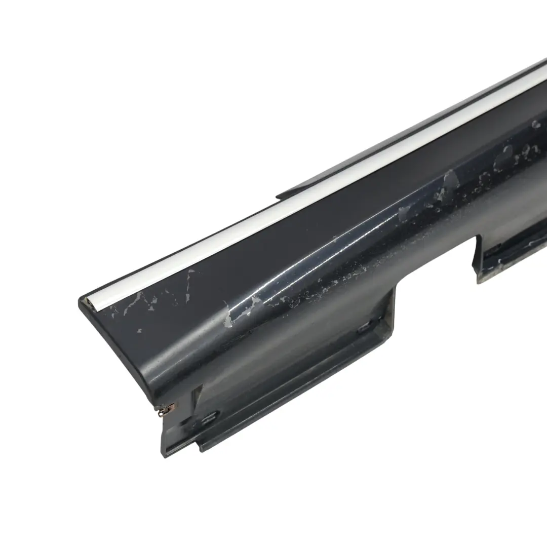 BMW E60 E61 M5 M Sport Bas de Porte Seuil Facade Gauche Carbon Black - 416