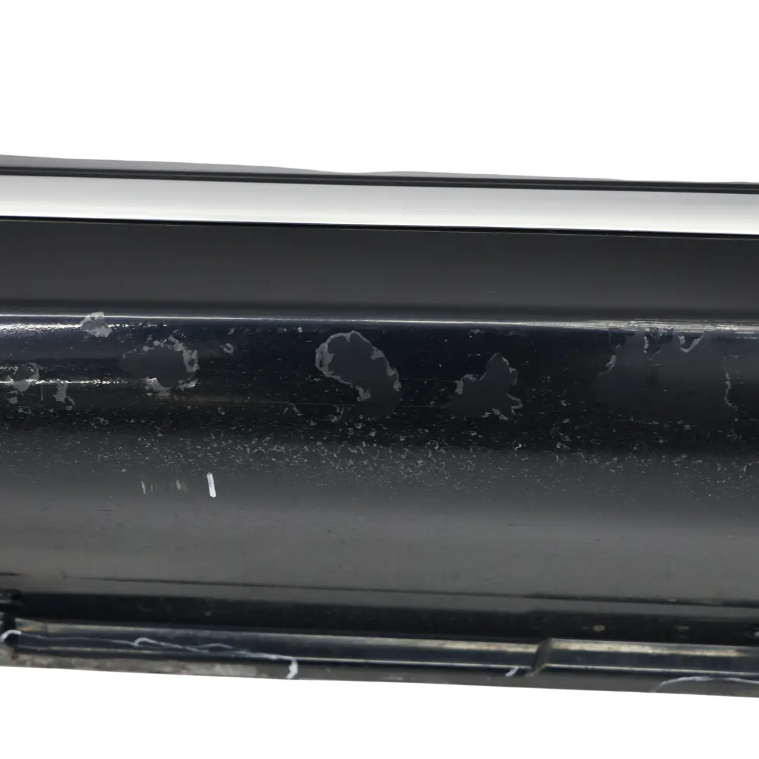 BMW E60 E61 M5 M Sport Bas de Porte Seuil Facade Gauche Carbon Black - 416