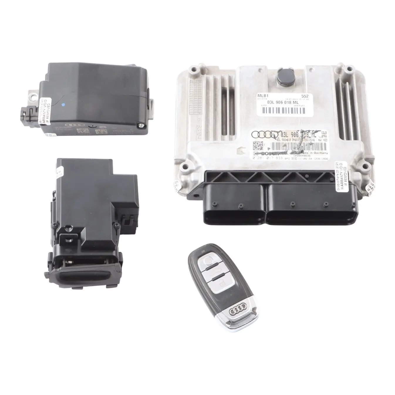 Audi Q5 8R CGLB 2.0 TDI 170HP Quattro Engine Control ECU Kit 03L906018ML Manual