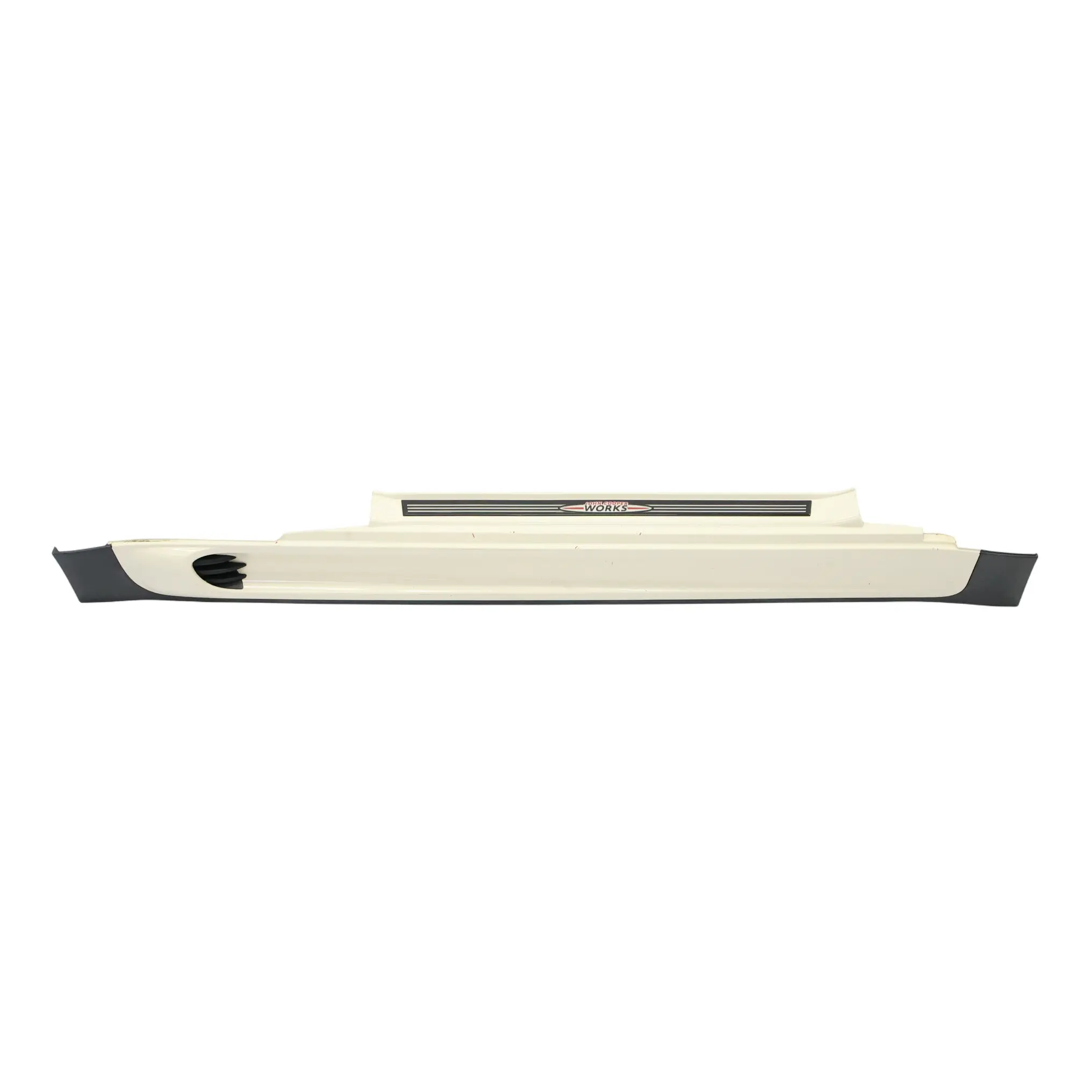 Mini Cooper R56 R57 JCW Right Door O/S Sill Skirt Side Trim Pepper White - 850