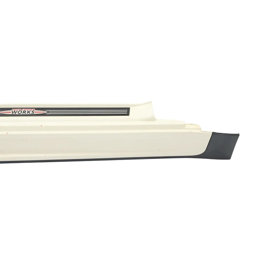 Side Skirt Mini R56 R57 JCW Right Door O/S Sill Trim Pepper White - 850