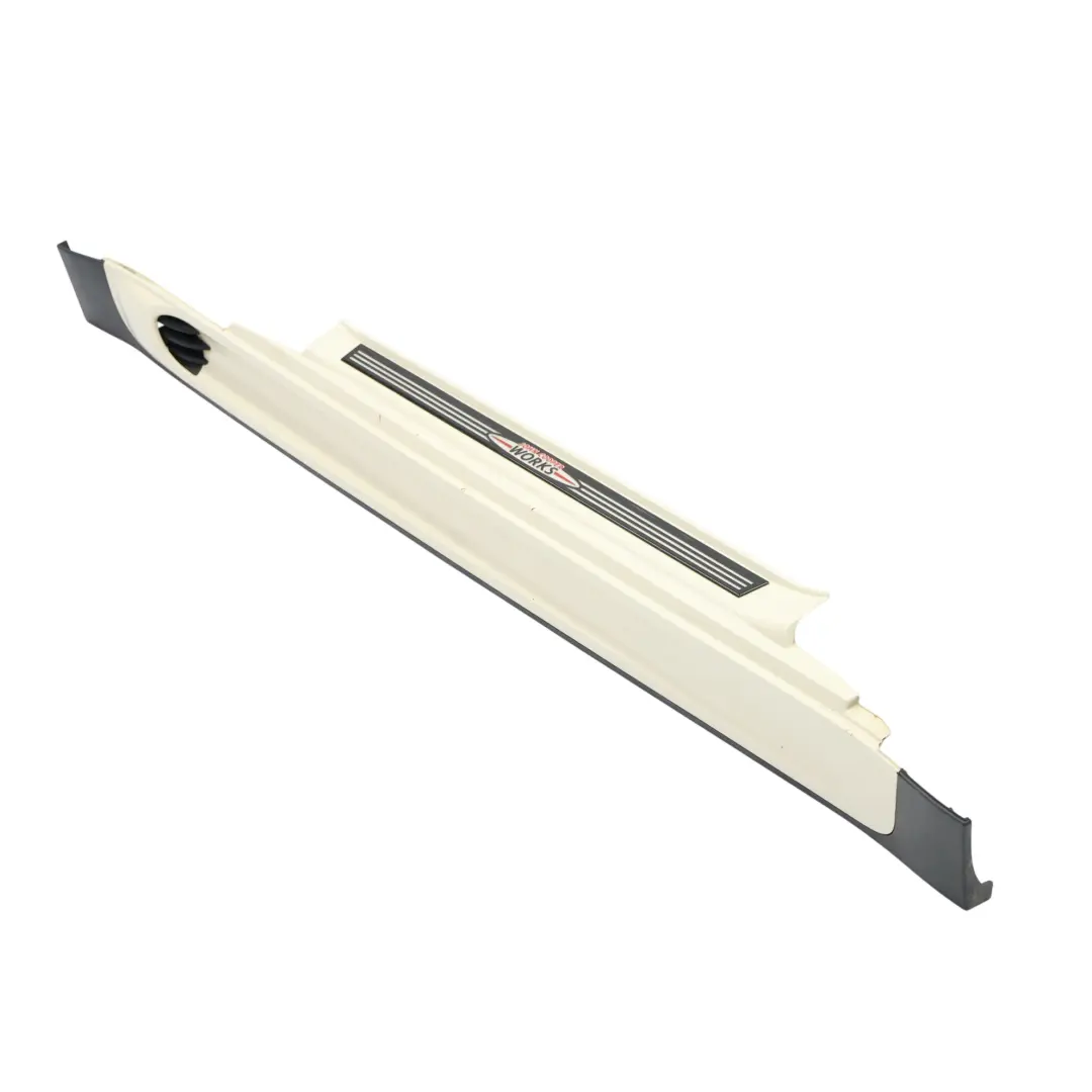 Side Skirt Mini R56 R57 JCW Right Door O/S Sill Trim Pepper White - 850