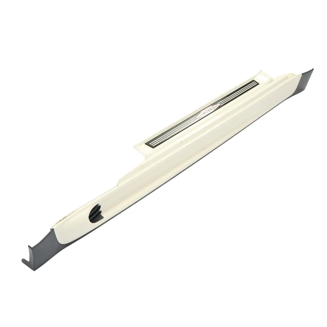 Side Skirt Mini R56 R57 JCW Right Door O/S Sill Trim Pepper White - 850
