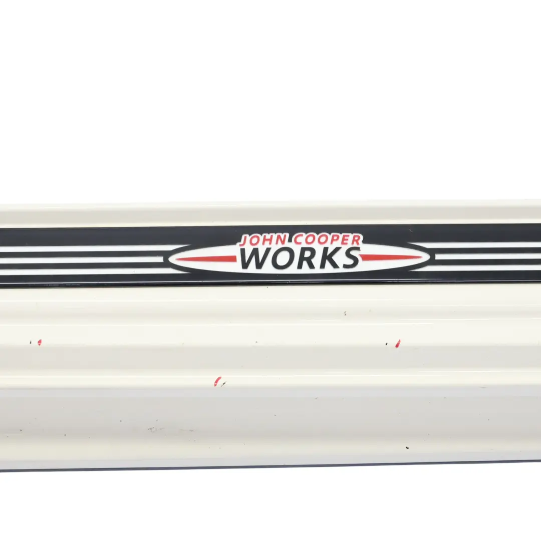 Side Skirt Mini R56 R57 JCW Right Door O/S Sill Trim Pepper White - 850