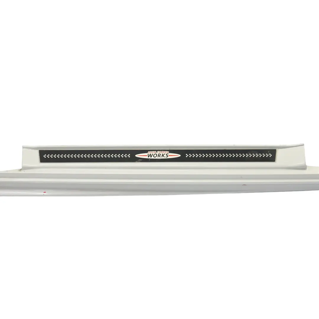 Side Skirt Mini R56 R57 JCW Right Door Sill O/S White Silver Metallic - A62 