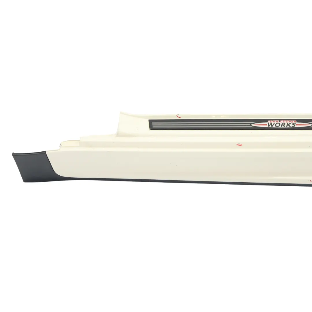 Side Skirt Mini R56 R57 JCW Left Door N/S Sill Trim Pepper White - 850 