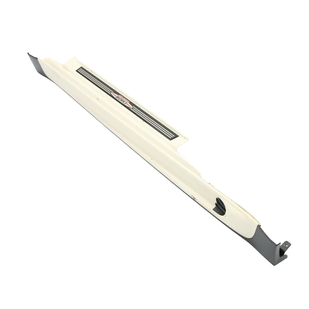 Side Skirt Mini R56 R57 JCW Left Door N/S Sill Trim Pepper White - 850 