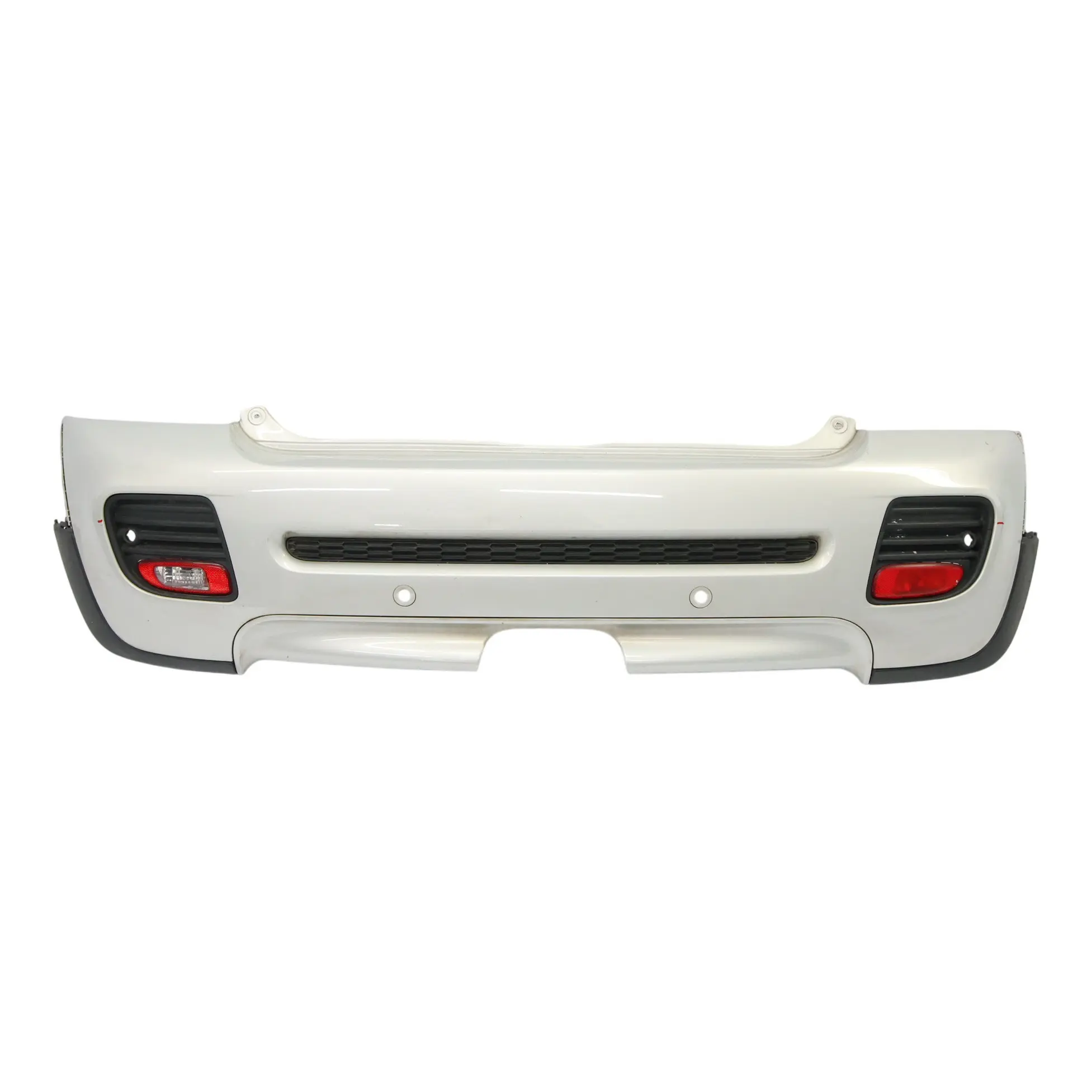 Parachoques Trasero Mini R56 R57 R58 JCW PDC Aerokit White Silver Metallic - A62