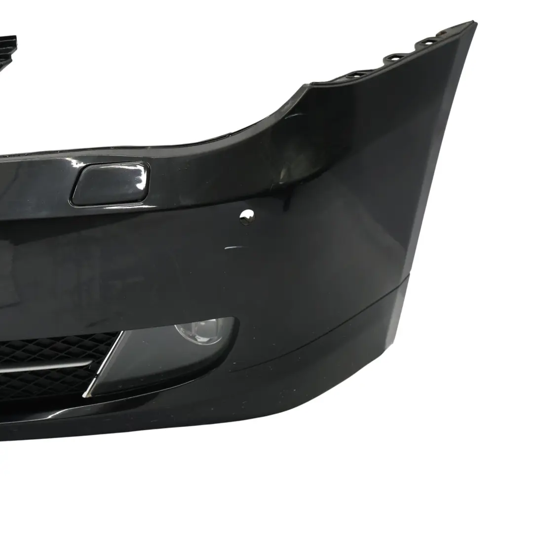 BMW E60 LCI Front Bumper Trim Panel Covering Black Sapphire Metallic - 475