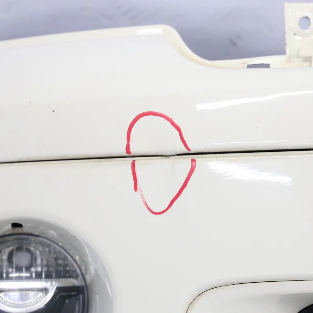 Mini R55 R56 Embellecedor Parachoques Delantero Pepper White Blanco - 850