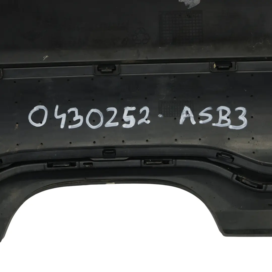 Mini Cooper S R56 R57 Complete Rear Bumper Trim Panel Astro Black Metallic A25