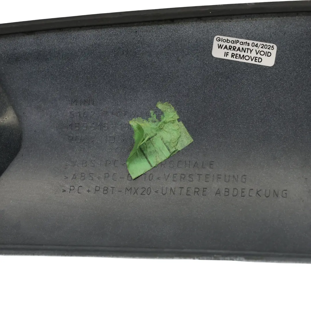 Mini R56 Cooper S Aileron Arrière Hayon Coffre Couvercle Pepper White - 850