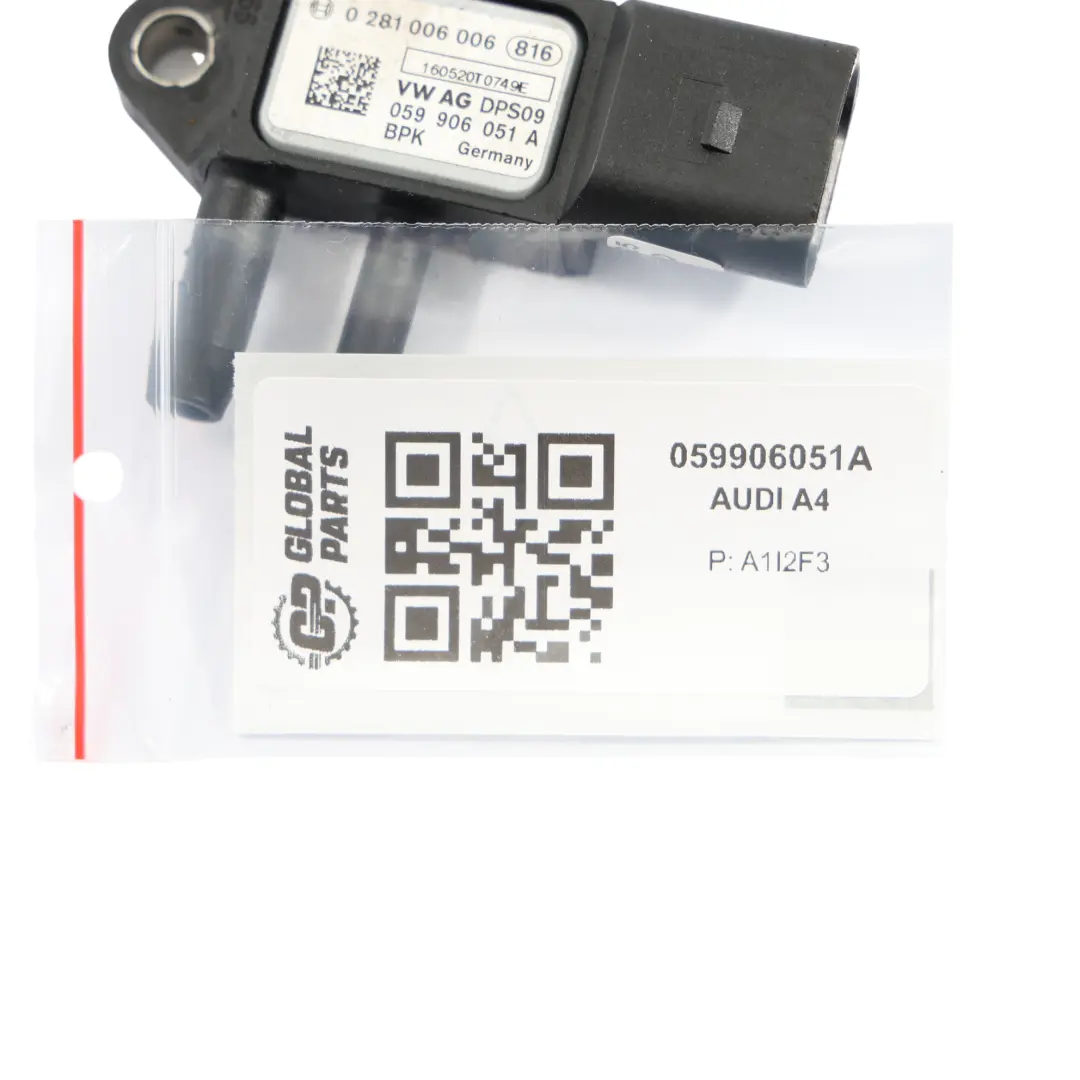 Audi A4 B8 A6 C6 DPF Exhaust Pressure Sensor Unit Diesel TDI 059906051A