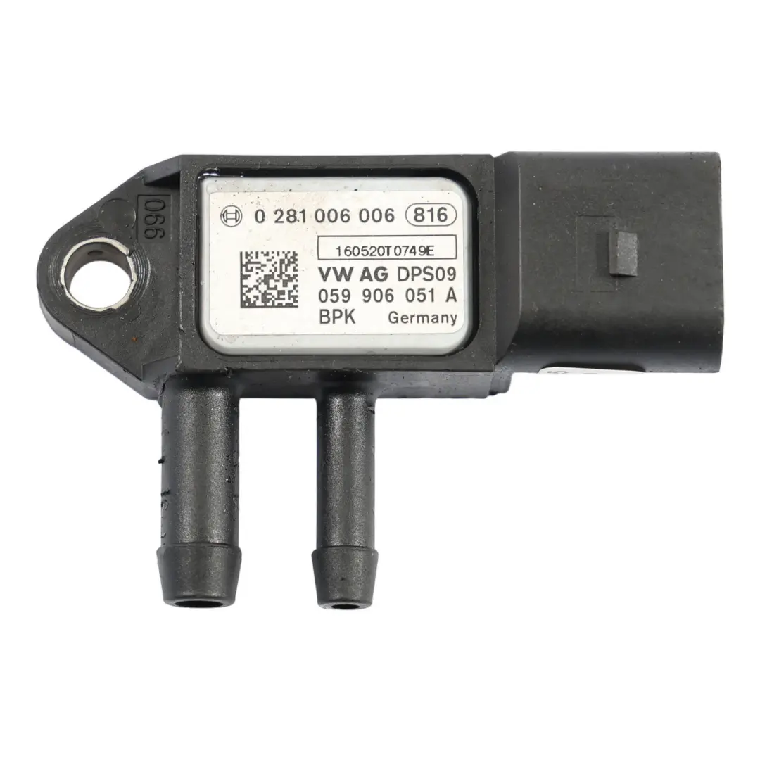 Audi A4 B8 A6 C6 DPF Exhaust Pressure Sensor Unit Diesel TDI 059906051A