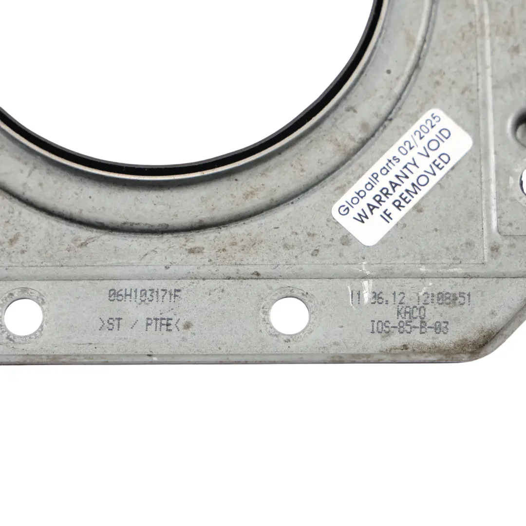 Audi A4 B8 1.8 TFSI Tapa Del Retén Del Cigüeñal 06H103171F