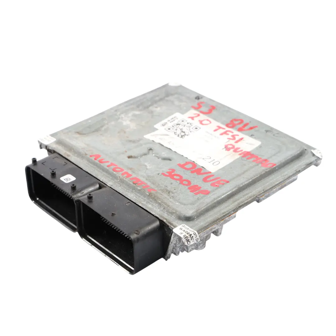 Audi S3 8V 2.0 TFSI 300HP DNUE Quattro Modulo Motore ECU 06K907425J Automatico